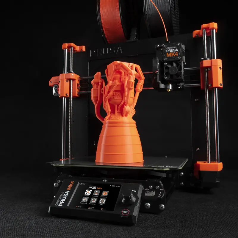 Original Prusa MK4 printer (Commons photo for MK4S notes page)